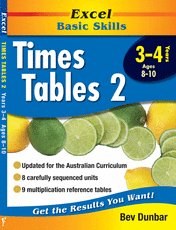 Excel Basic Skills - Times Tables 2 Years 3–4 