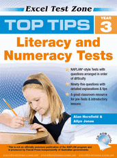 Excel Test Zone - Top Tips - NAPLAN*-style Year 3 Literacy and Numeracy Tests 