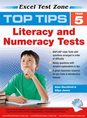 Excel Test Zone - Top Tips - NAPLAN*-style Year 5 Literacy and Numeracy Tests 