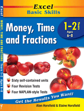 Excel Basic Skills - Money, Time and Fractions Years 1–2 