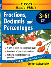 Excel Basic Skills - Fractions, Decimals and Percentages Years 3–6 